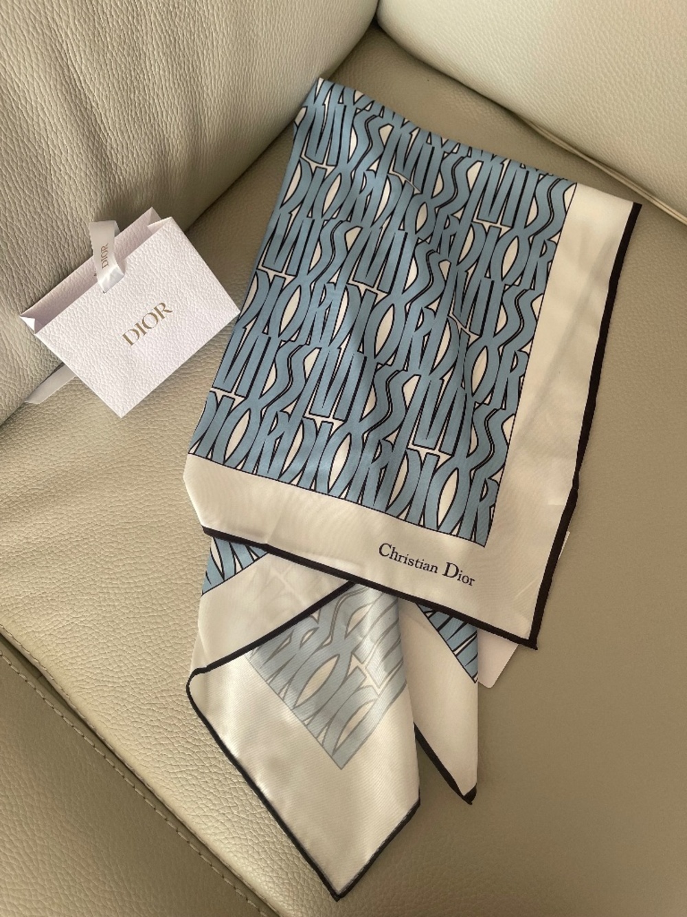 Christian Dior siilk scarf